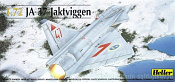 Сборная модель из пластика Самолет Вигген Ja 37 1:72 Хэллер - фото