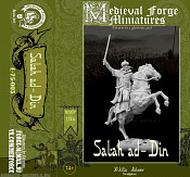 Сборная миниатюра из смолы Salah ad-Din , 75 mm Medieval Forge Miniatures - фото