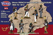 Сборные фигуры из пластика Французские вольтижёры 1805-1812 гг. BOX, Victrix - фото