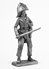 Миниатюра из олова 712 РТ Офицер пехотного полка «Граф и Принц» 1810 год. Княжество Хессен-Дармштадт, 54 мм, Ратник - фото