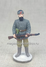 №173 Боец партизанского отряда в зимней одежде, 1941–1943 гг. - фото