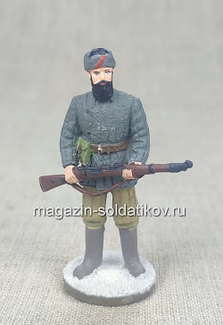 №173 Боец партизанского отряда в зимней одежде, 1941–1943 гг.