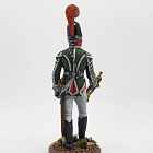 Миниатюра из олова Штаб-трубач драгунского полка, 1803-1806 гг, 54 мм, Студия Большой полк