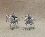 Сборные фигуры из металла Рейтары, набор № 4, 28 мм, Figures from Leon - фото