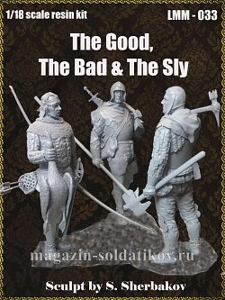 Сборная миниатюра из смолы The Good, the Bad & the Sly, 90 мм, Legion Miniatures