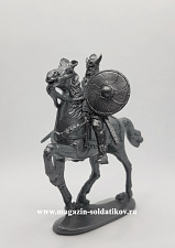 Солдатики из пластика Конный викинг с мечом - фото