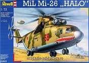 Сборная модель из пластика MiL Ми-26 Российский тяжелый вертолёт 1:72 Revell - фото