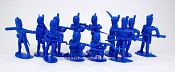 Солдатики из пластика French Grenadier Infantry 12 figures in 8 poses blue 1:32, Timpo - фото