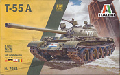 Сборная модель из пластика ИТ Танк T-55A Medium Battle Tank (1/72) Italeri - фото
