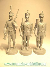 Фигурки из смолы Французский рядовой (в ассортименте), 54 мм, Сказка - фото