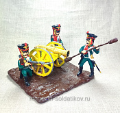 Батарея Раевского 1812 г, цветная полимерная глина - фото